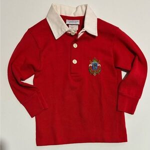 Vintage Wonderknit Classic Red Kids Polo Shirt 4